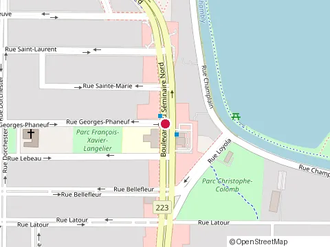 Location of Centre la Relance at 300 Rue Georges-Phaneuf, Saint-Jean-sur-Richelieu