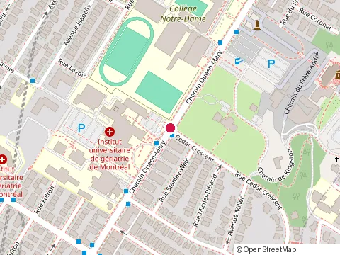 Location of Centre le Pèlerin at 3774 chemin Queen-Mary, Montréal