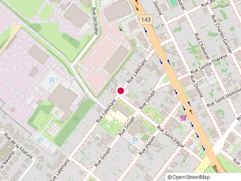 Location of Centre Mecanique J Bill at 1045 Rue Lalemant, Drummondville