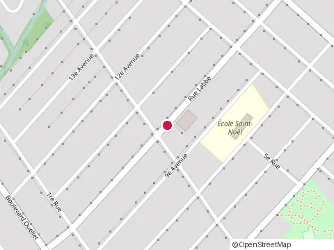 Location of Centre Médical des Boulevards at 926 Rue Labbé, Thetford Mines