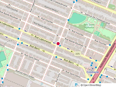 Location of Centre Medical Lajeunesse at 552 avenue Emile-Journault, Montréal