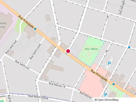 Location of Centre Montérégien de Réadaptation at 10 Rue Saint-Hubert, Granby