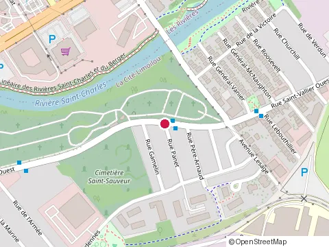 Location of Centre Mosaïque de Québec Speech Language Pathology Clinic at 1055 Rue Saint-Vallier O, Québec