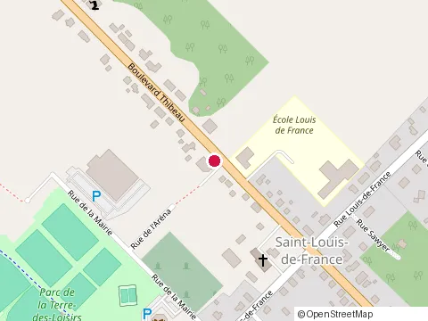 Location of Centre Musculosquelettique at 3160 Bd Thibeau, Trois-Rivières