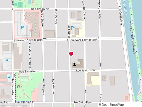 Location of Centre Notre Dame Inc at 435 Rue Laurier, Saint-Jean-sur-Richelieu