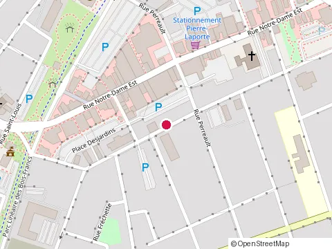 Location of Centre Optique des Bois-Francs at 66 Rue St Jean Baptiste, Victoriaville