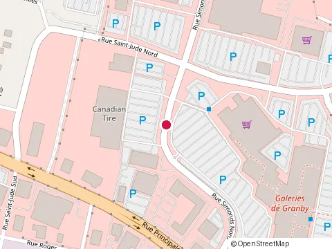 Location of Centre Pro Clean at 70 Rue Simonds N, Granby