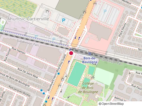 Location of Centre Professionnel 1200 at 1200 Boulevard Henri-Bourassa E, Montréal