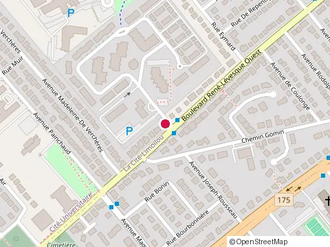 Location of Centre Recréatif Bellevue Inc at 970 Rue Gérard-Morisset, Québec
