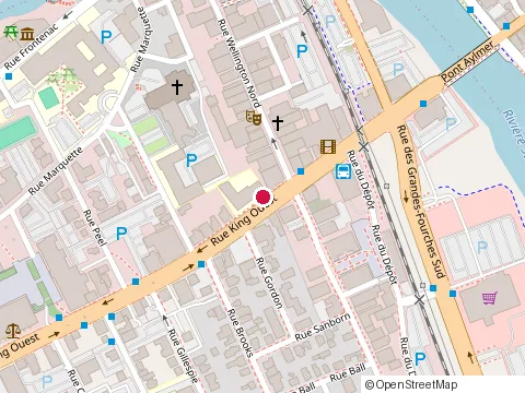 Location of Centre Saint-Michel at 135 Rue King O, Sherbrooke
