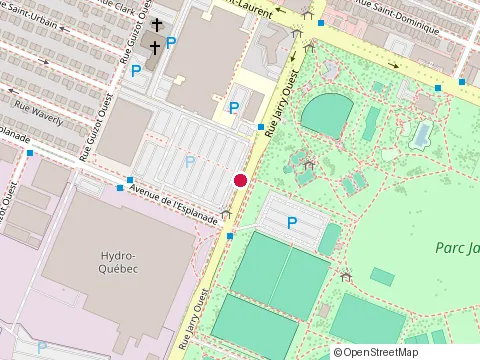 Location of Centre Sainte-Croix at 85 Rue Jarry O, Montréal