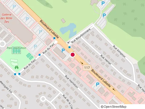 Location of Centre Santé du Cheveu at 236 Bd Curé-Labelle, Rosemère