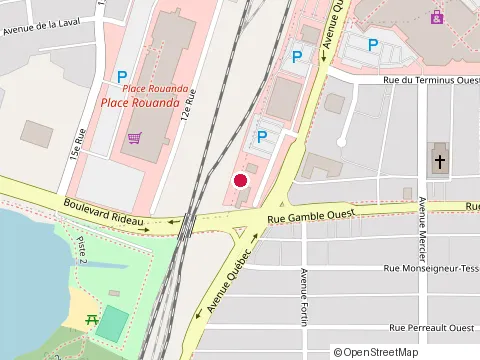 Location of Centre Shell Rouyn-Noranda at 75 Avenue Bernatchez, Rouyn-Noranda