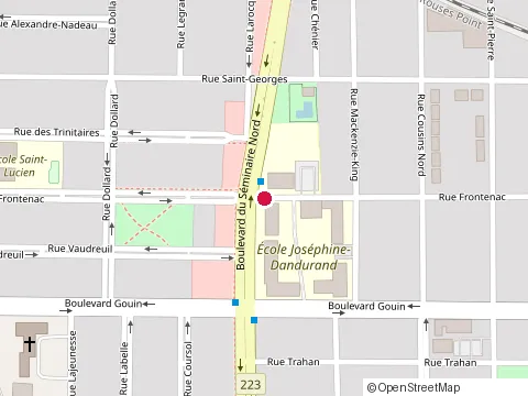 Location of Centre St-Edmond at 275 Rue Frontenac, Saint-Jean-sur-Richelieu