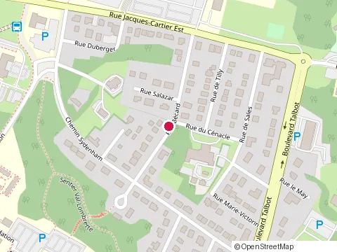 Location of Centre-Readaptation at 766 Rue du Cénacle, Chicoutimi