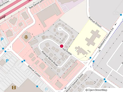 Location of Centres Jeunesse de la Montérégie at 3000 avenue Pratte, Saint-Hyacinthe