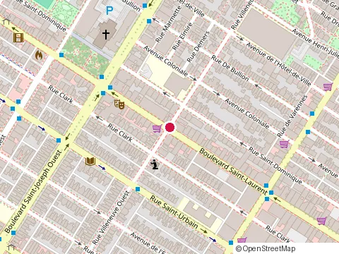 Location of Centro Gallego Mtl at 4602 Boulevard Saint-Laurent, Montréal