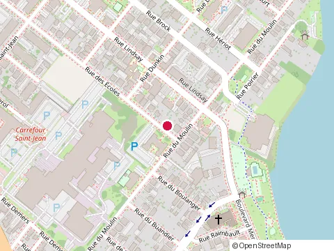 Location of Ceps Drummond at 575 Rue des Écoles, Drummondville