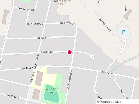 Location of Ceramiko Renov Action at 3513 Rue Fortin, Jonquière