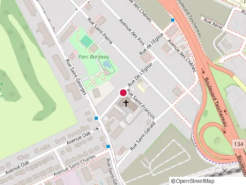 Location of Céramique Dplex Inc. at 1651 avenue de l'Église, Longueuil