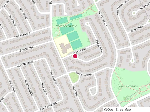 Location of Ceramique Versatile Inc. at 4350 Rue Juneau, Pierrefonds