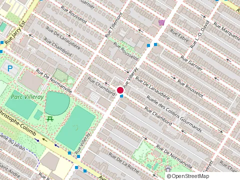 Location of Ceramiques S C, les at 7488 Rue Chambord, Montréal