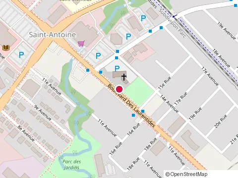 Location of Cercle des Fermieres at 705 boulevard des Laurentides, Saint-Jérôme