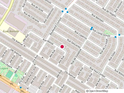 Location of Cespedes Scellant at 9059 Rue Massé, Saint-Léonard