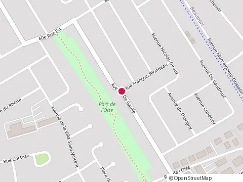 Location of Cfic Canada at 5550 Avenue de Gaulle, Québec