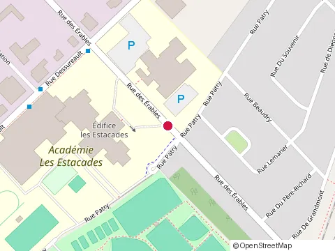 Location of Cfp Qualitech Carrosserie at 500 Rue des Érables, Trois-Rivières