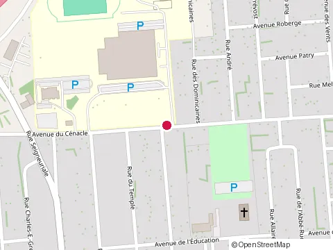 Location of Cg-Bloc at 801 avenue du Cenacle, Québec
