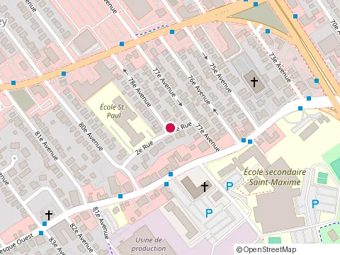 Location of Cga Autosport at 344 78E Avenue, Laval
