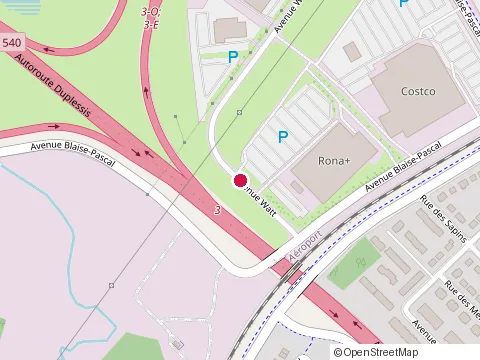 Location of Cgm Électrique at 3260 avenue Watt, Québec