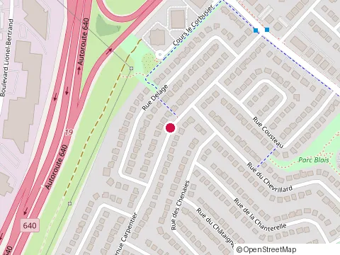 Location of Cha Électrique Inc at 1627 Rue Carpentier, Boisbriand