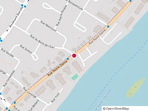 Location of Chair de Poule Repentigny at 213 Rue Notre-Dame, Repentigny