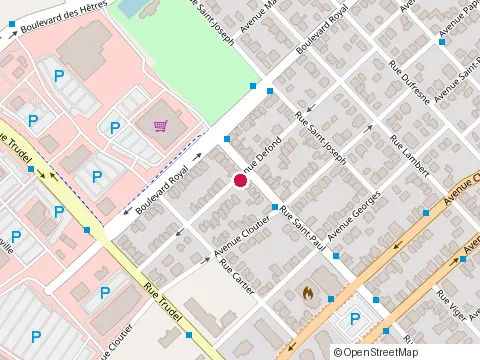 Location of Chaleur Chicoine at 1322 Rue Saint-Paul, Shawinigan