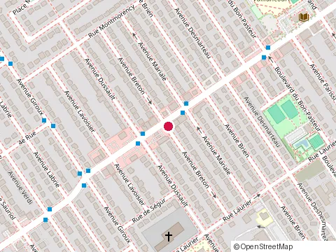 Location of Cham Electrique Inc at 104 avenue Breton, Laval