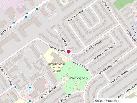 Location of Champignon Pre-School (le) at 150 Avenue Seigniory, Pointe-Claire