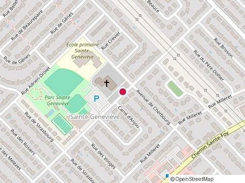 Location of Chantelait Inc at 3180 Rue d'Amours, Québec