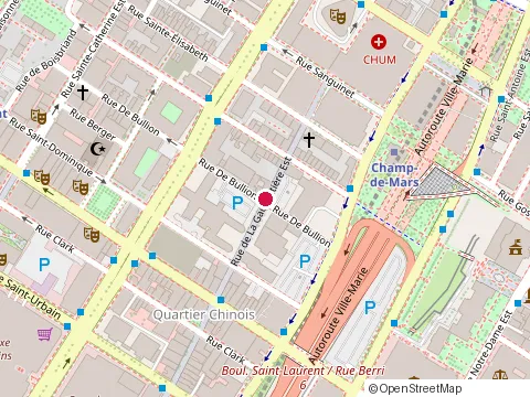 Location of Chao Chow Association Of Quebec, Canada at 988 Rue de Bullion, Montréal