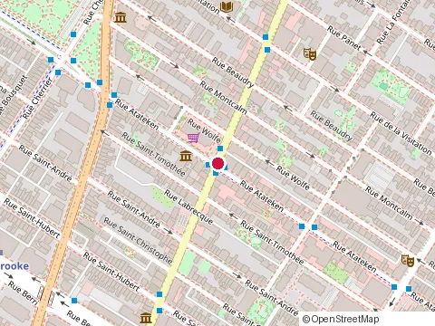 Location of Chapman Laberge et Associés at 1760 Rue Atateken, Montréal