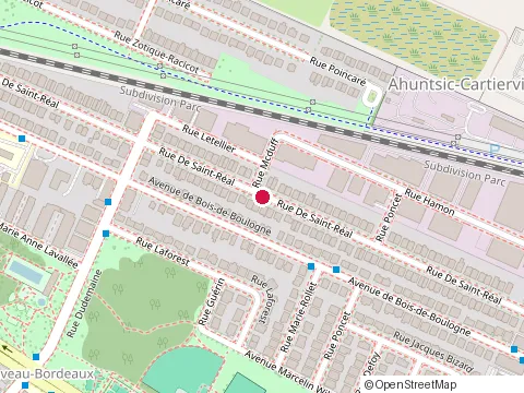 Location of Charara Électrique at 11265 Rue de St.-Réal, Montréal