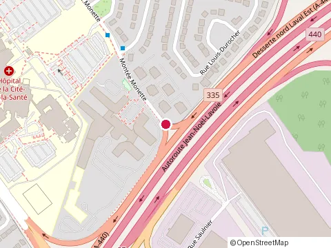 Location of Charbonneau Andre at 1500 Montee Monette, Laval