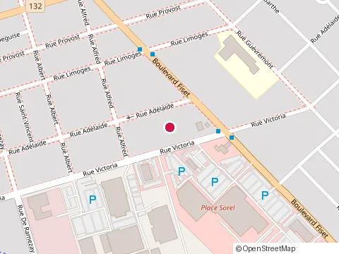 Location of Charcos Sorel at 190 boulevard Fiset, Sorel-Tracy