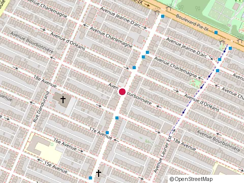 Location of Charcuterie Varsovie at 3833 Rue Masson, Montréal