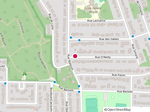 Location of Charland, Roger Inc at 1553 Rue O'Reilly, Sherbrooke