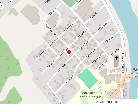 Location of Charles Grondin Enr at 208 122E Rue, Beauceville