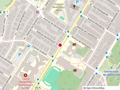 Location of Charlotte Feral-Basin at 5757 avenue Northmount, Montréal