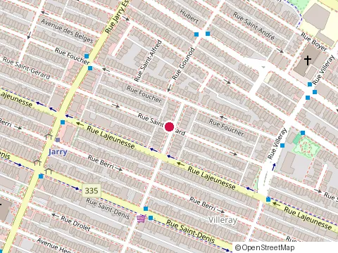 Location of Charpenterie Menuiserie F & S Inc at 551 Rue Gounod, Montréal