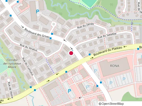 Location of Charpentier R.P. at 148 Boul du Plateau Appartement, Gatineau